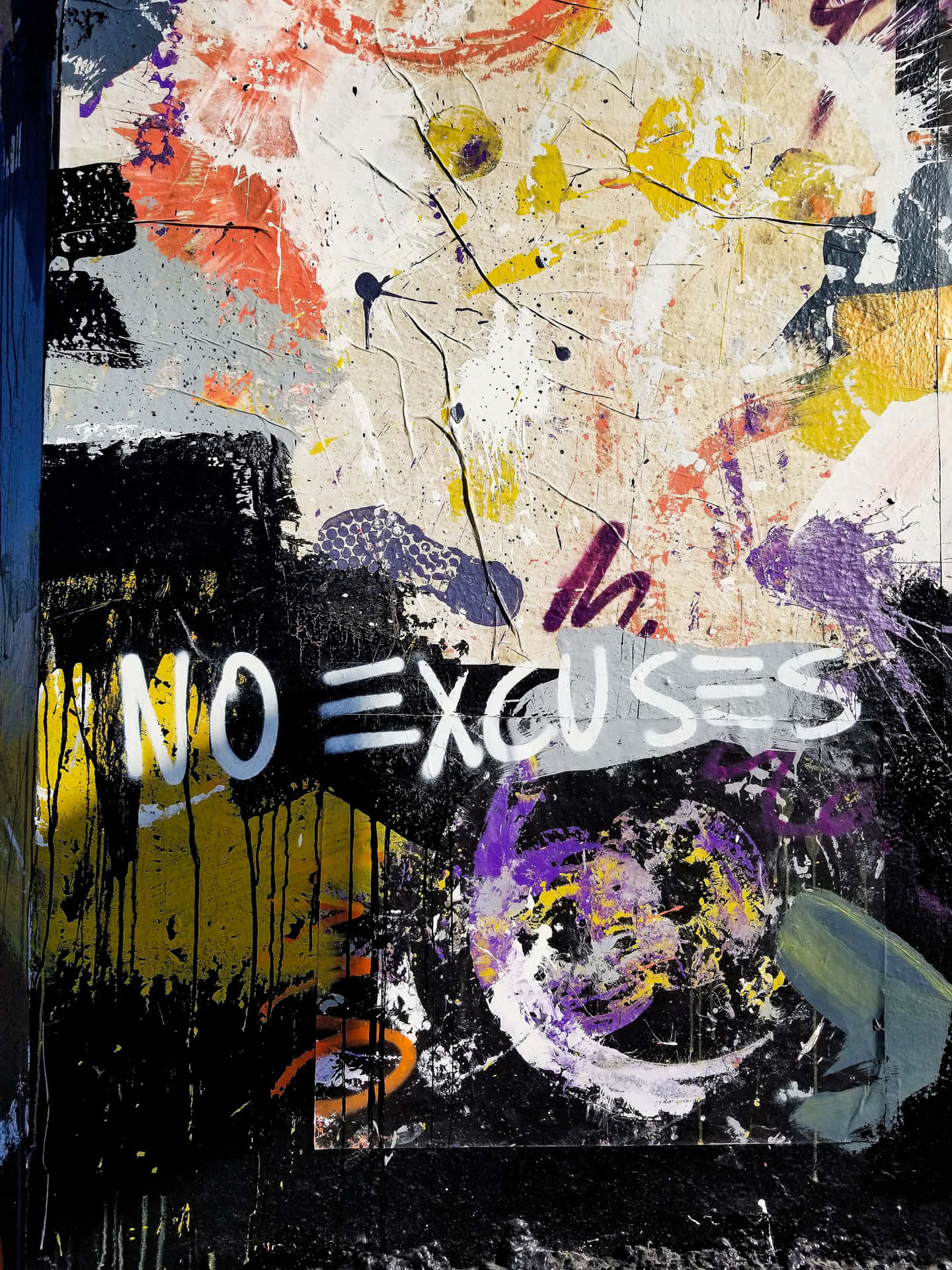 Street Art Expression In Stylistic Graffiti Background