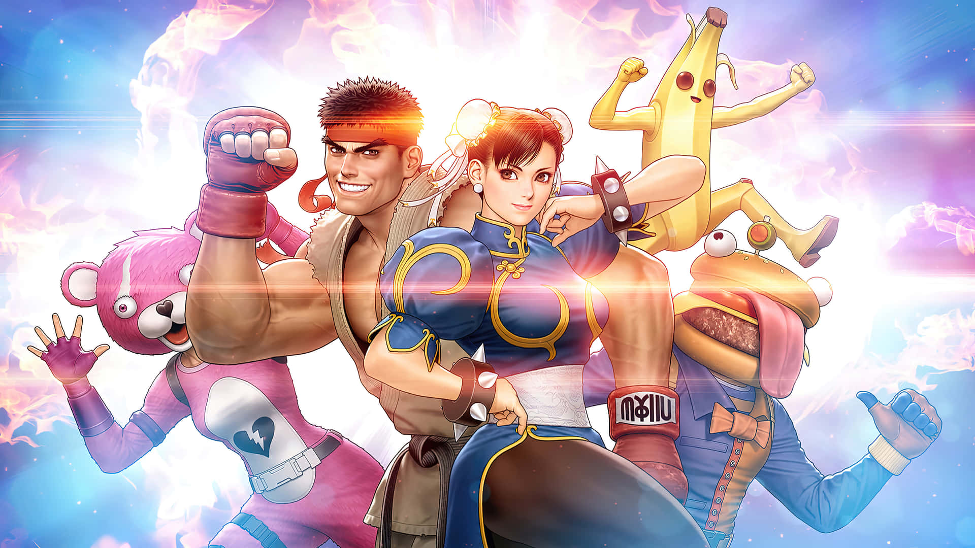 Street Fighter Characters Chun Li Centerpiece Background