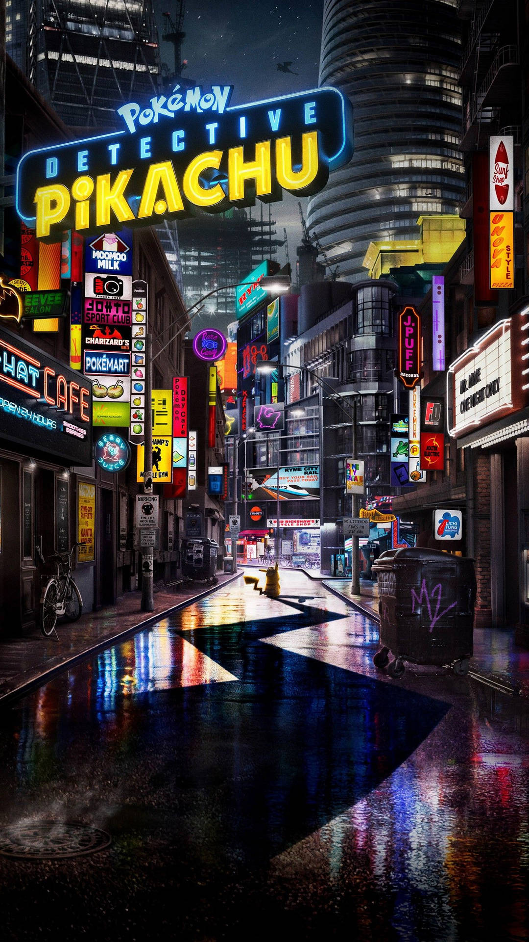 Street In Detective Pikachu Movie Background