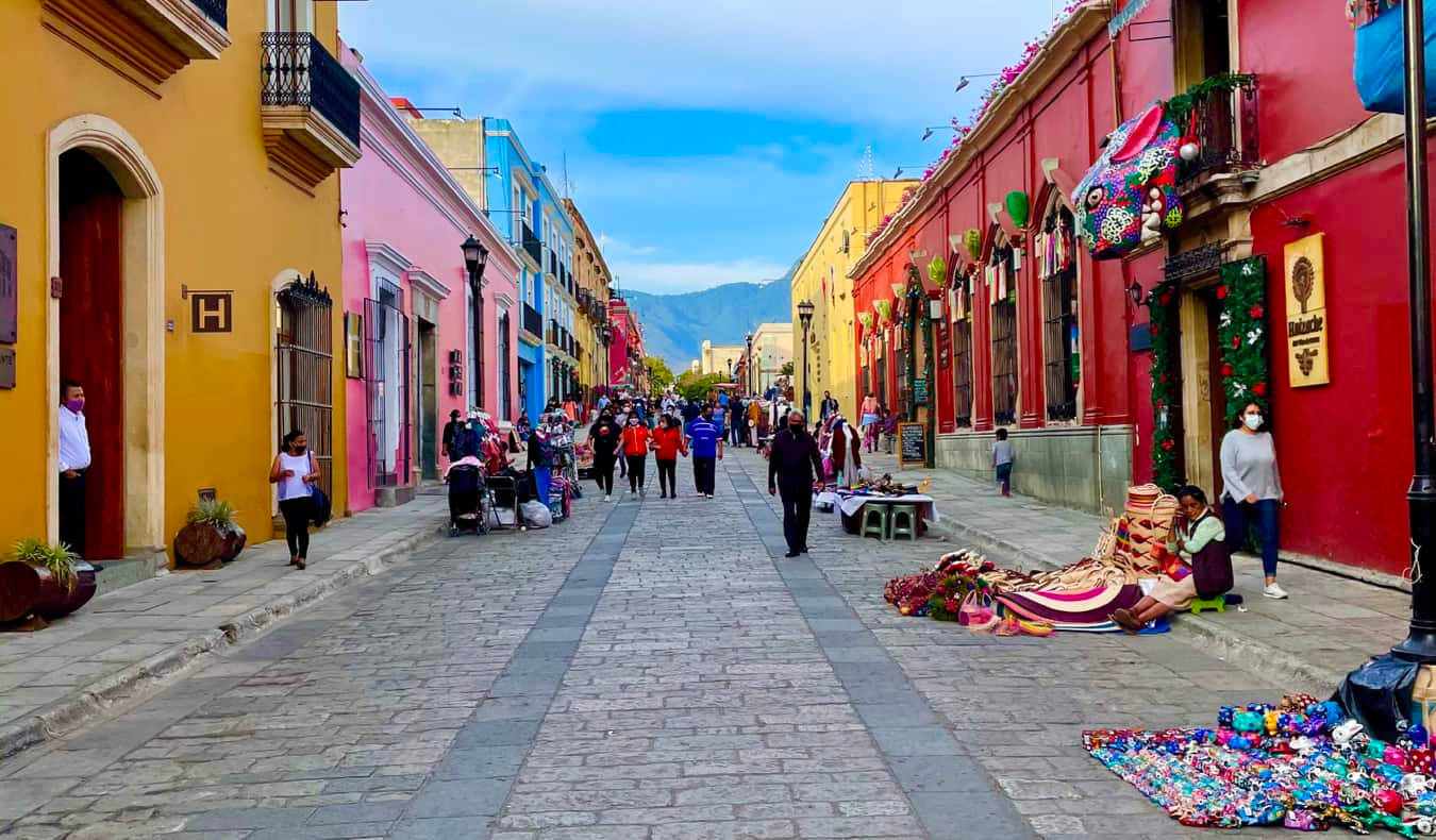 Street Vendors In Oaxaca