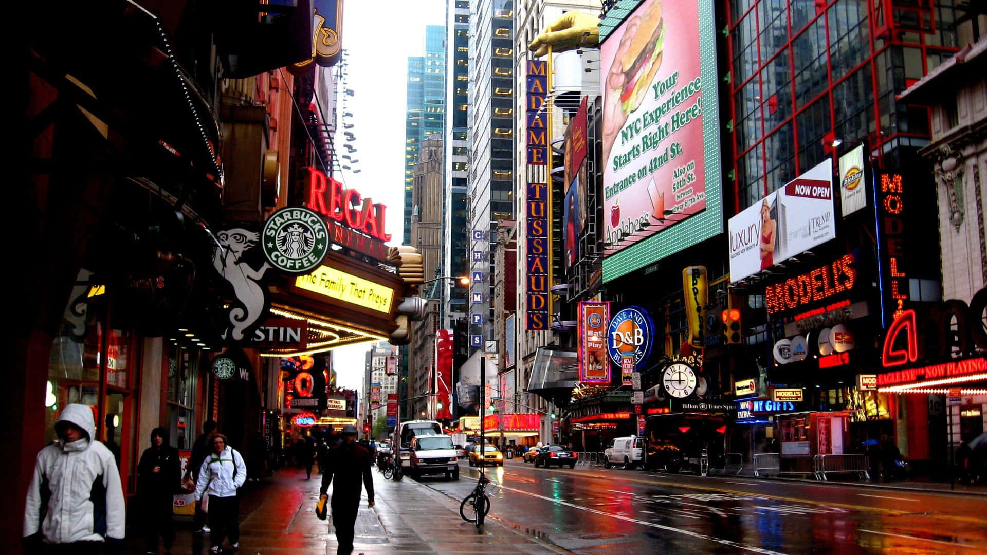 Streets Of New York City Landscape Background