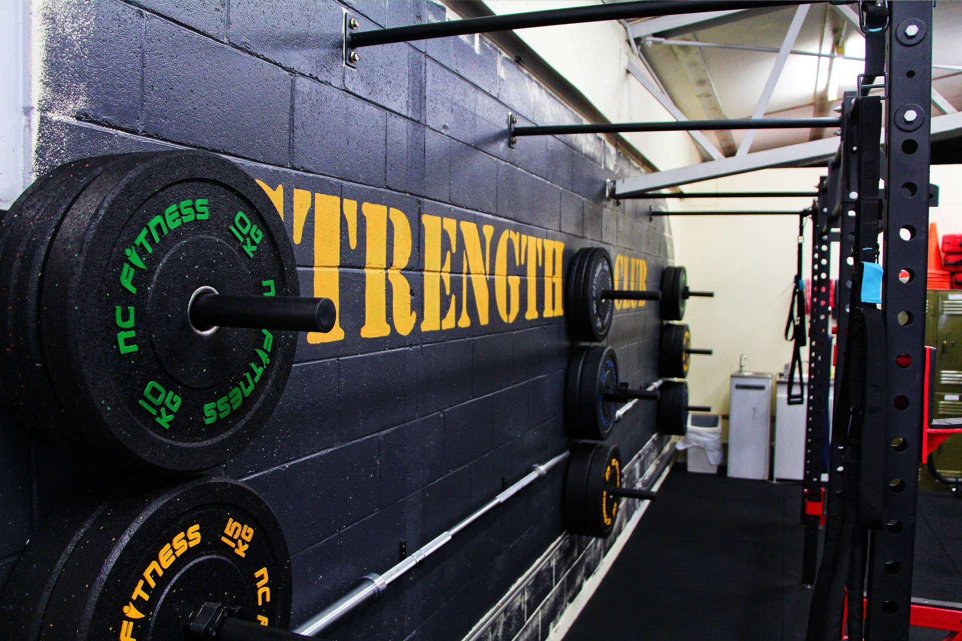 Strength Gym Weightlifting Background
