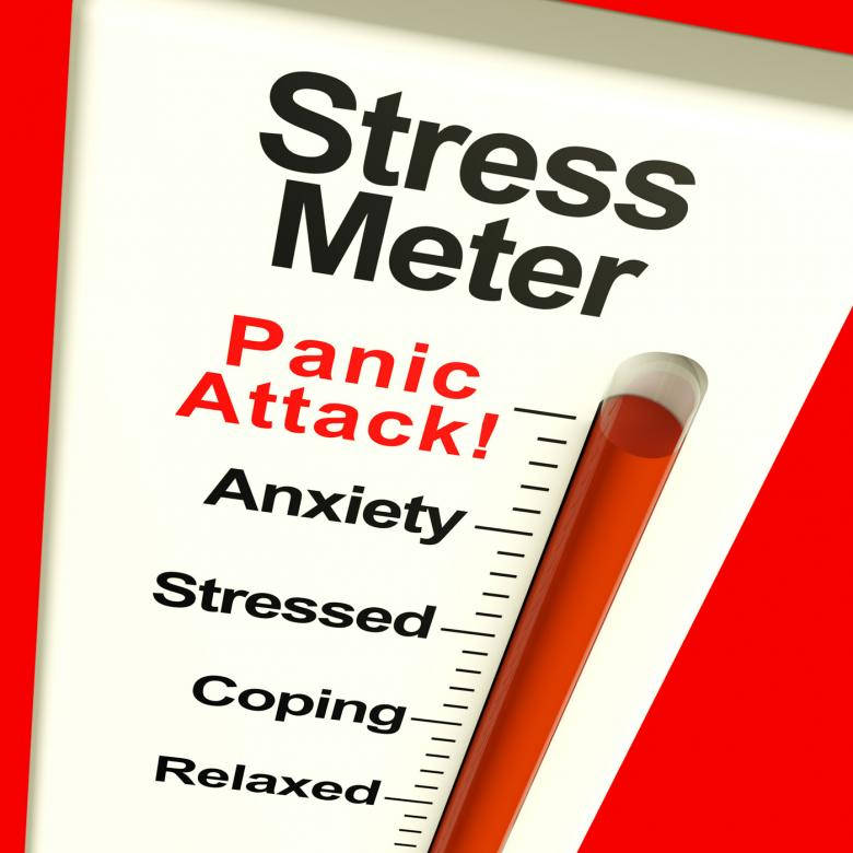 Stress And Panic Meter Background