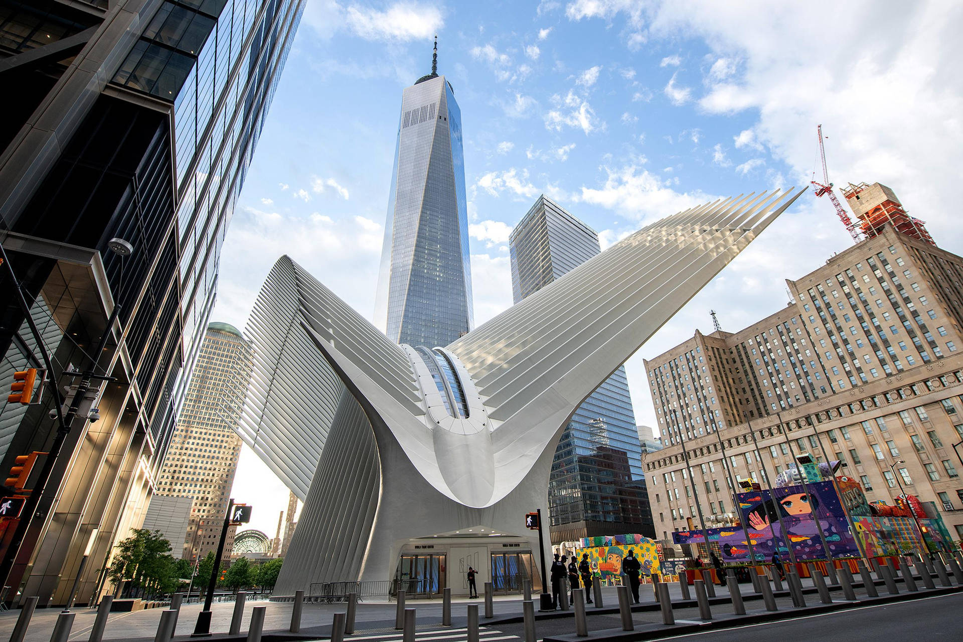 Striking Architecture Of The World Trade Center Oculus Background