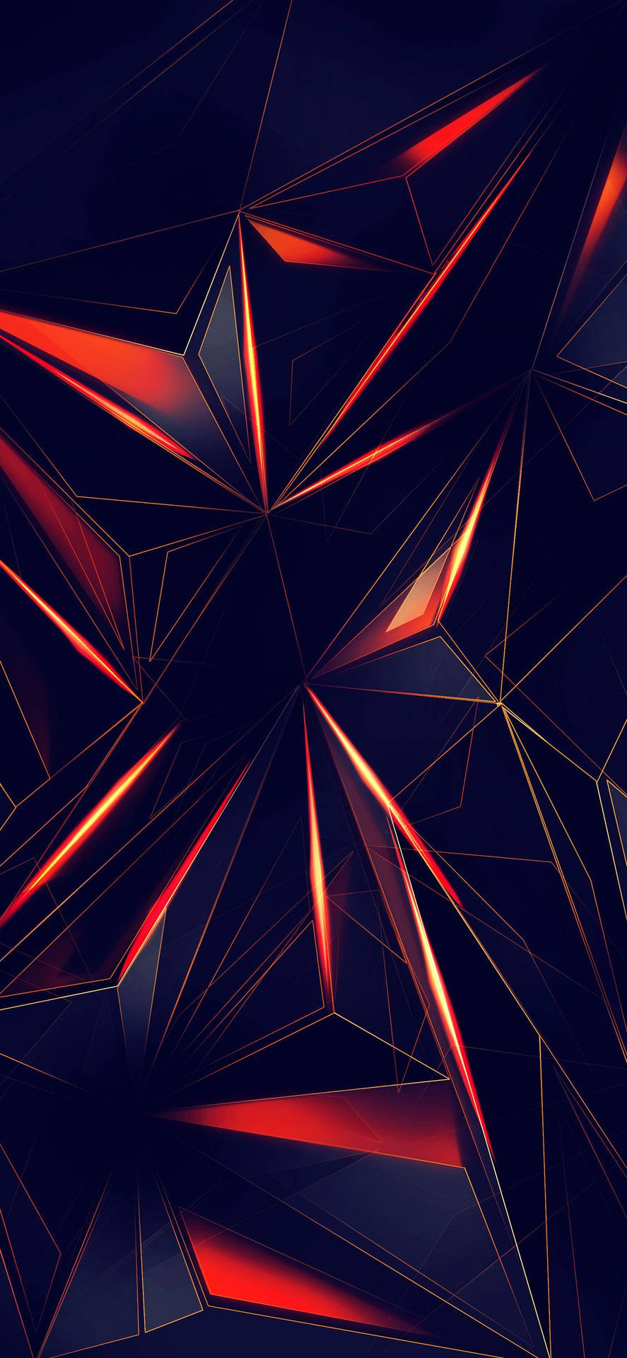 Striking Black And Red Diamond Pattern On An Iphone 11 Background
