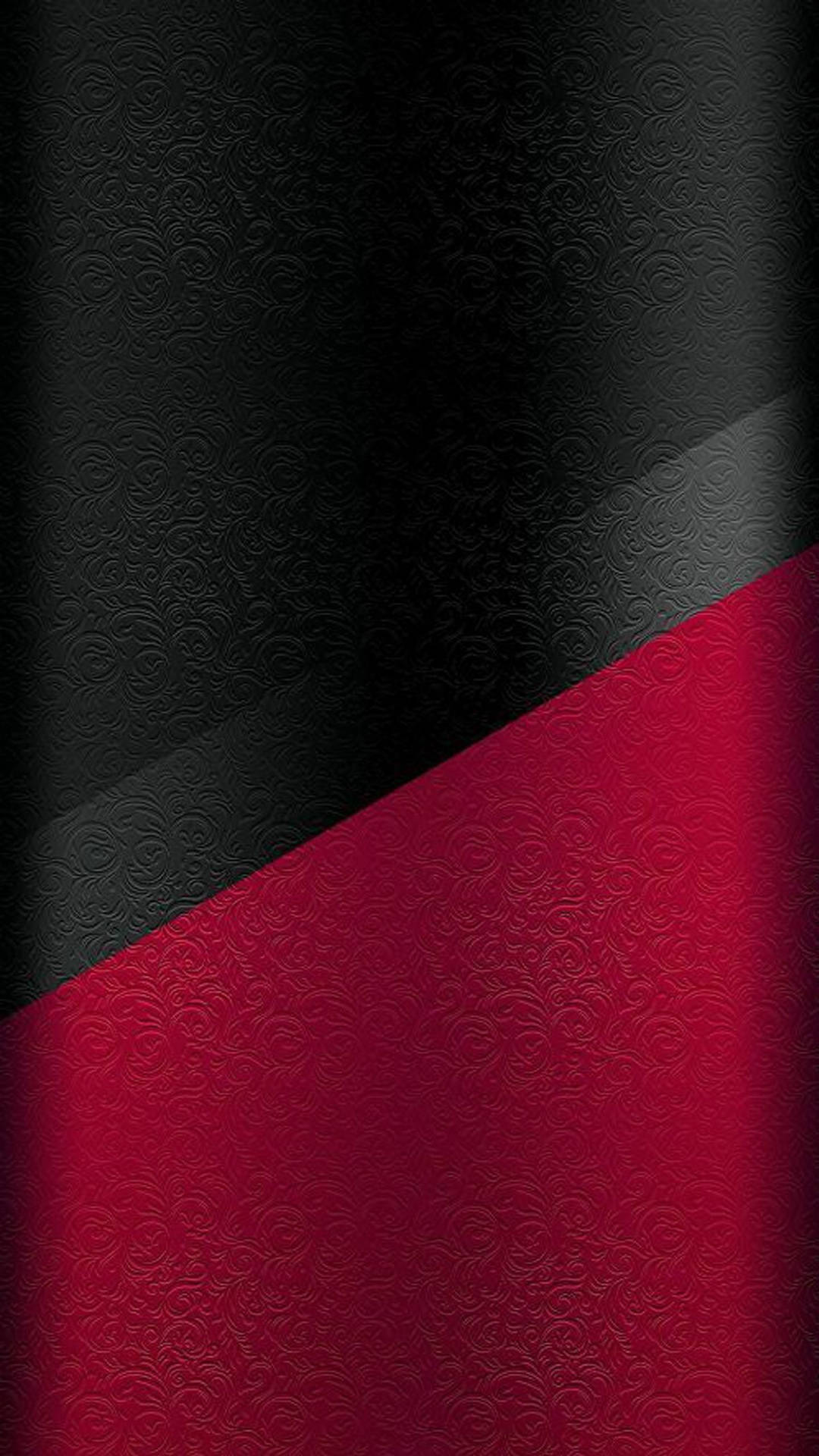 Striking Black And Red Leather Texture As Iphone Wallpaper Background