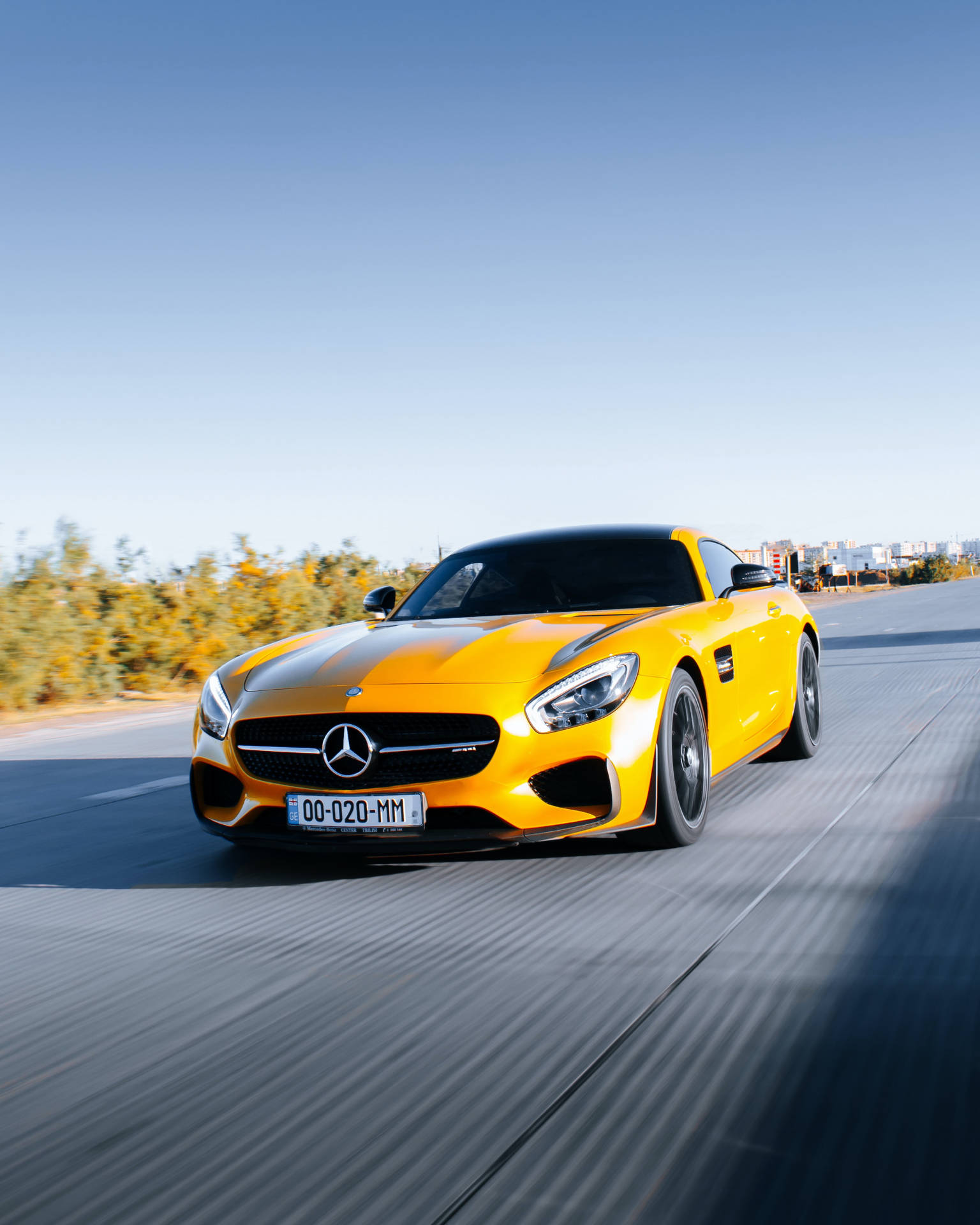 Striking Bright Yellow Amg Gtr Impressing With Sophistication