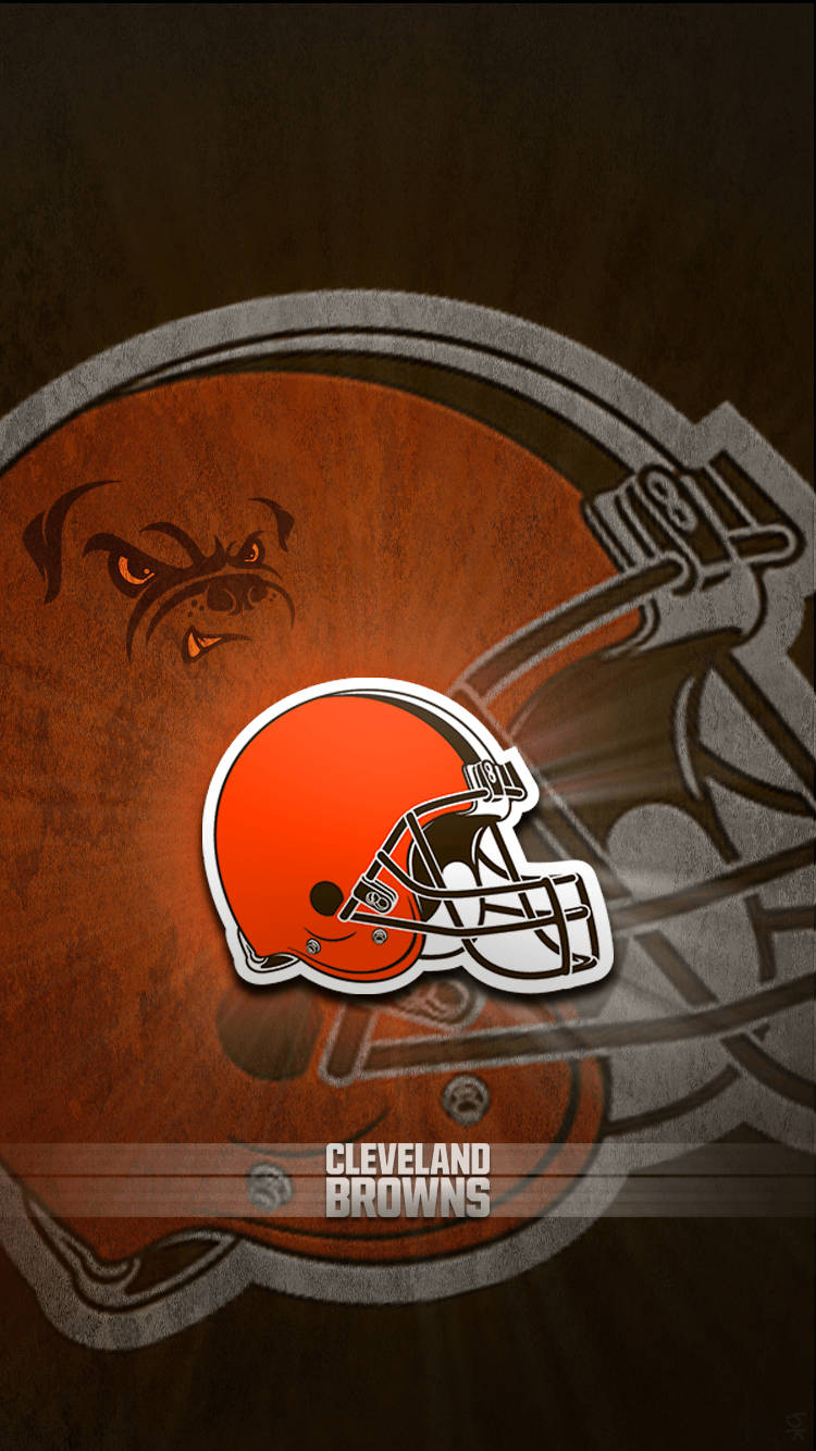 Striking Cleveland Browns Logo Background