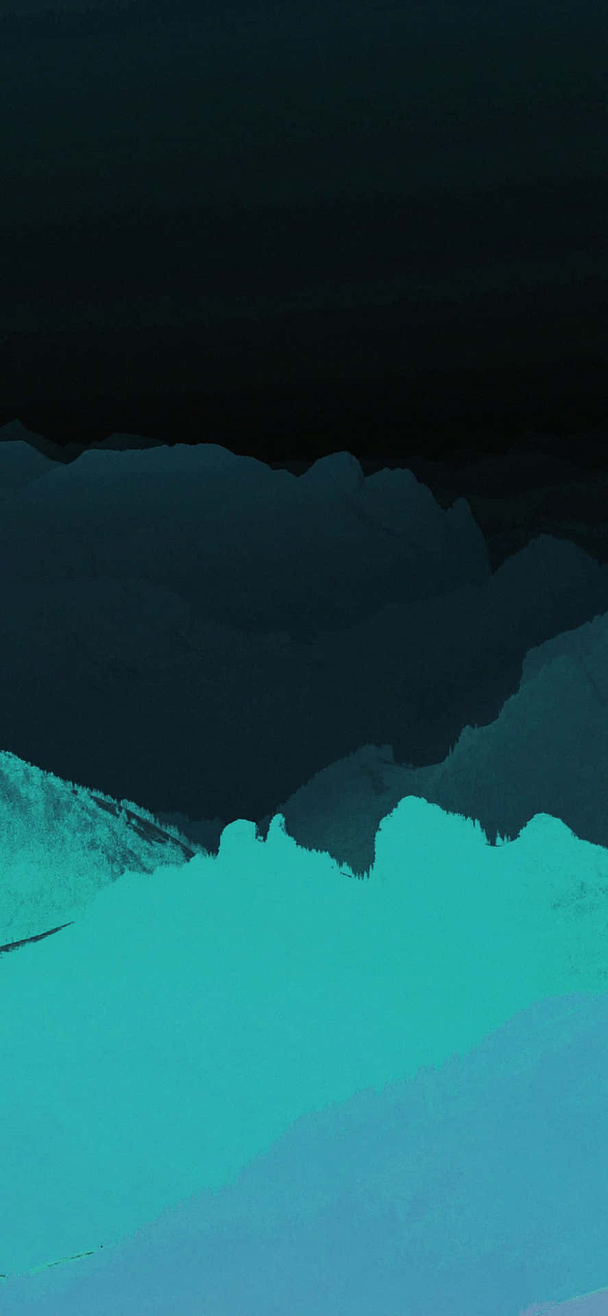 Striking Dark Teal Abstract Gradient Background