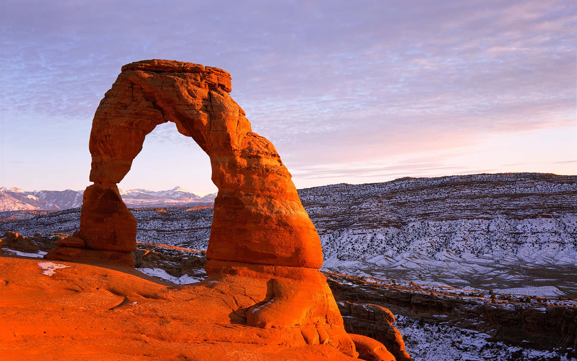 Striking Delicate Arch