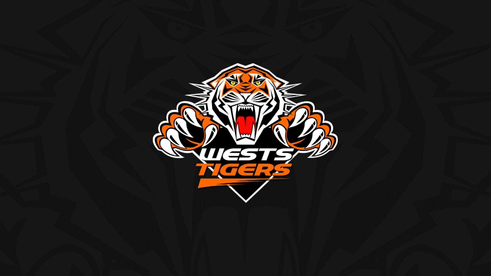 Striking Image Of The Nrl West Tigers Background