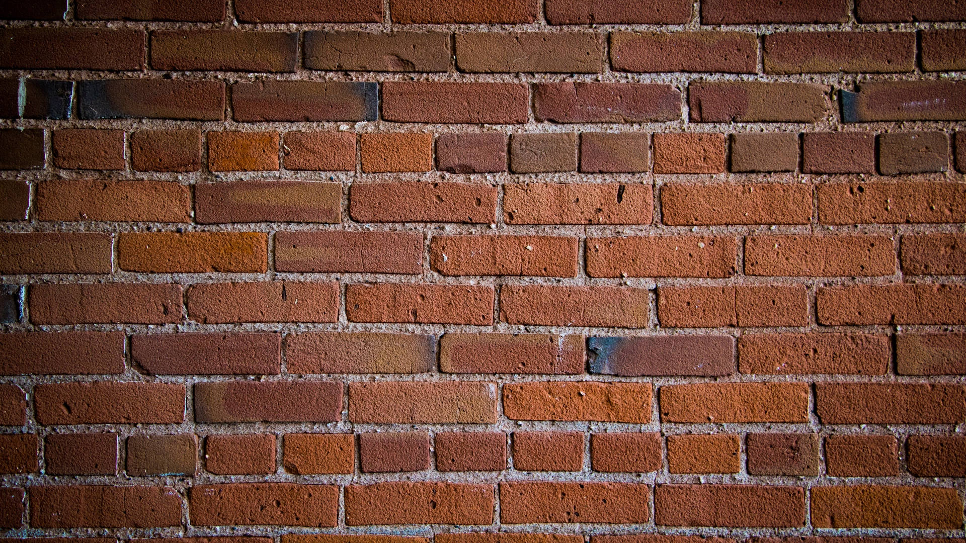 Striking Red Brick Wall Texture Background