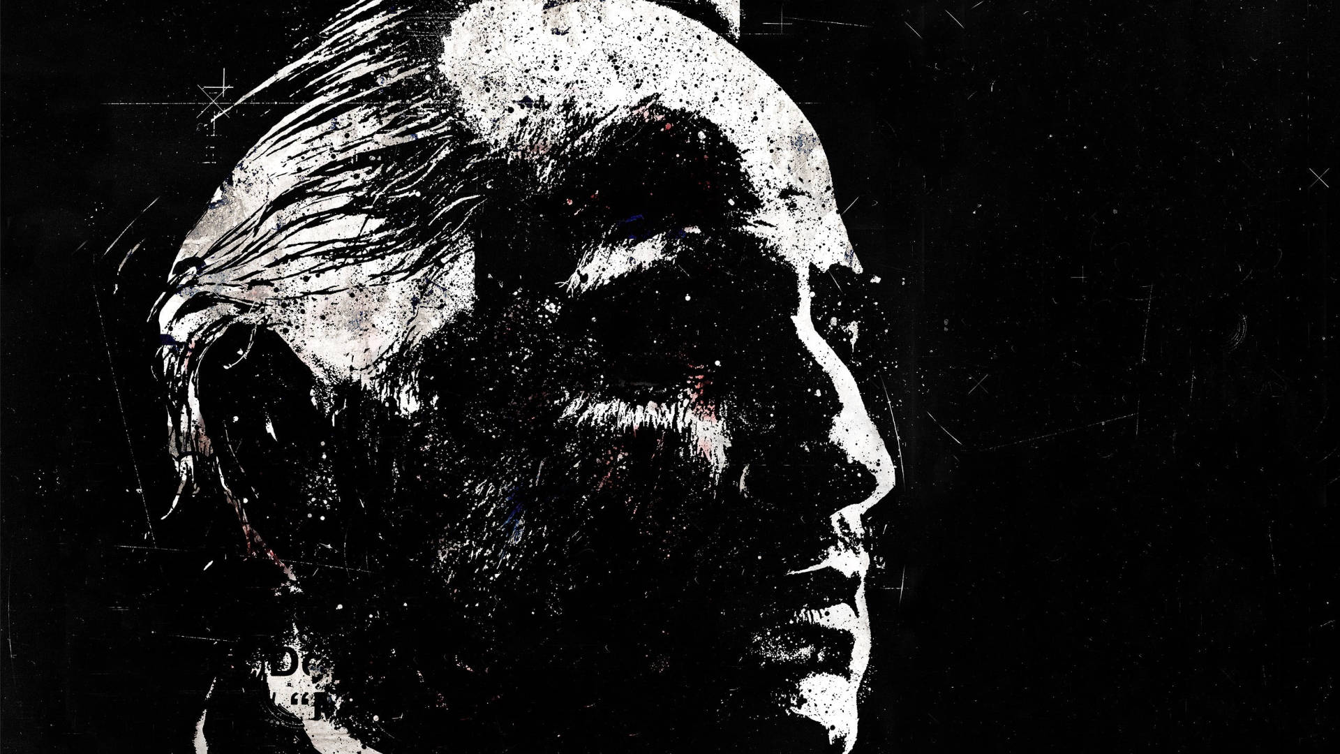 Striking Sketch Of Vito Corleone - The Godfather Background