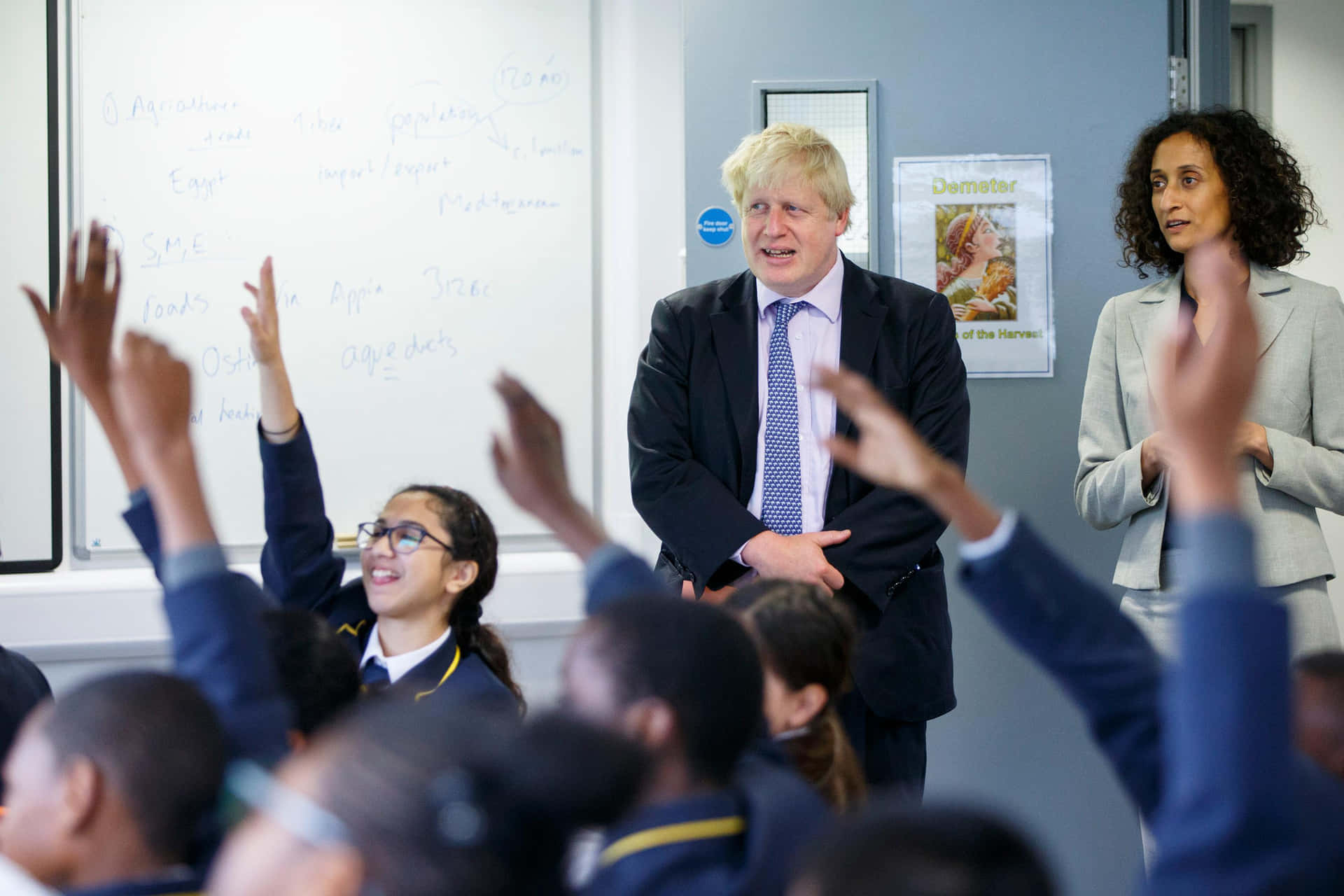 Stringent British Teacher With Prime Minister Background