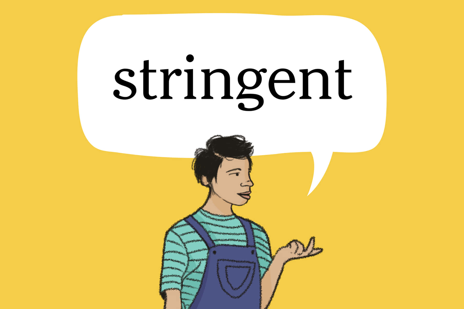 Stringent Speech Bubble Background