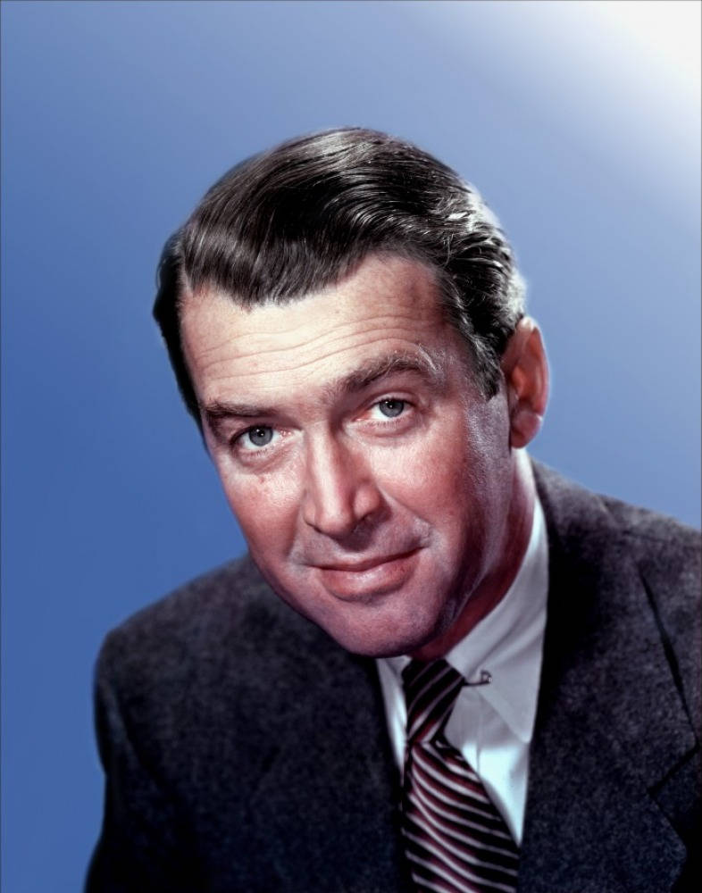 Stripe Neck Tie James Stewart Background