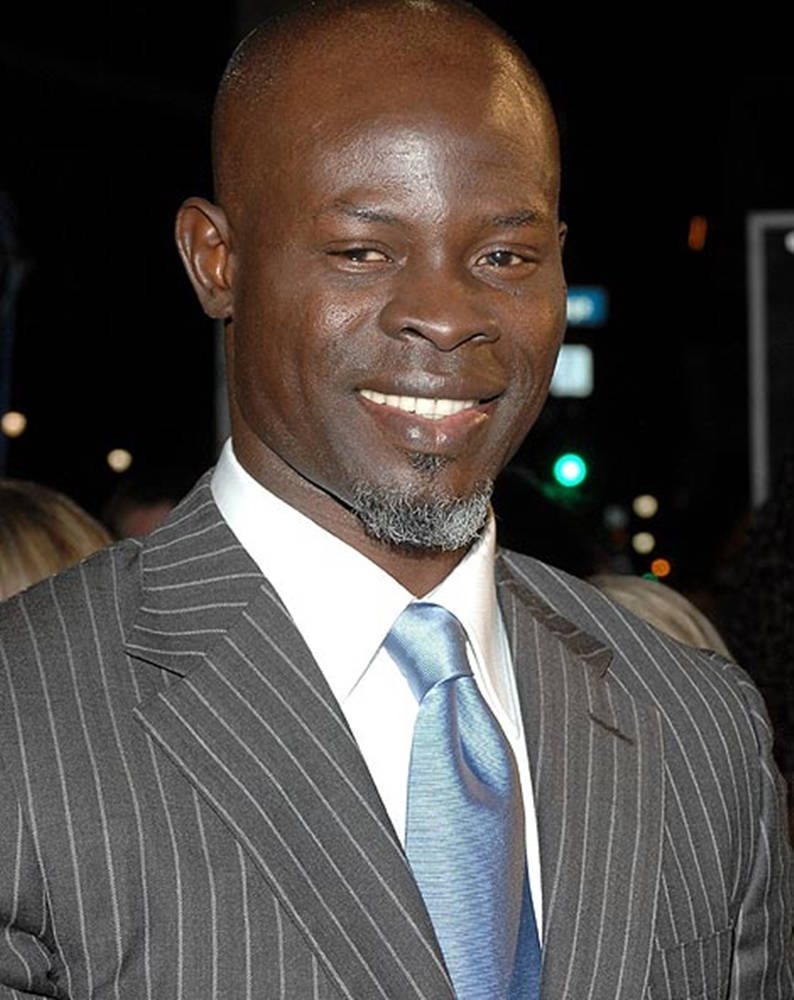 Stripe Suit Djimon Hounsou Background