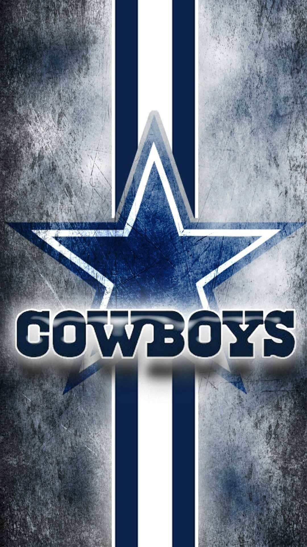 Striped Dallas Cowboys Logo For Phone Background