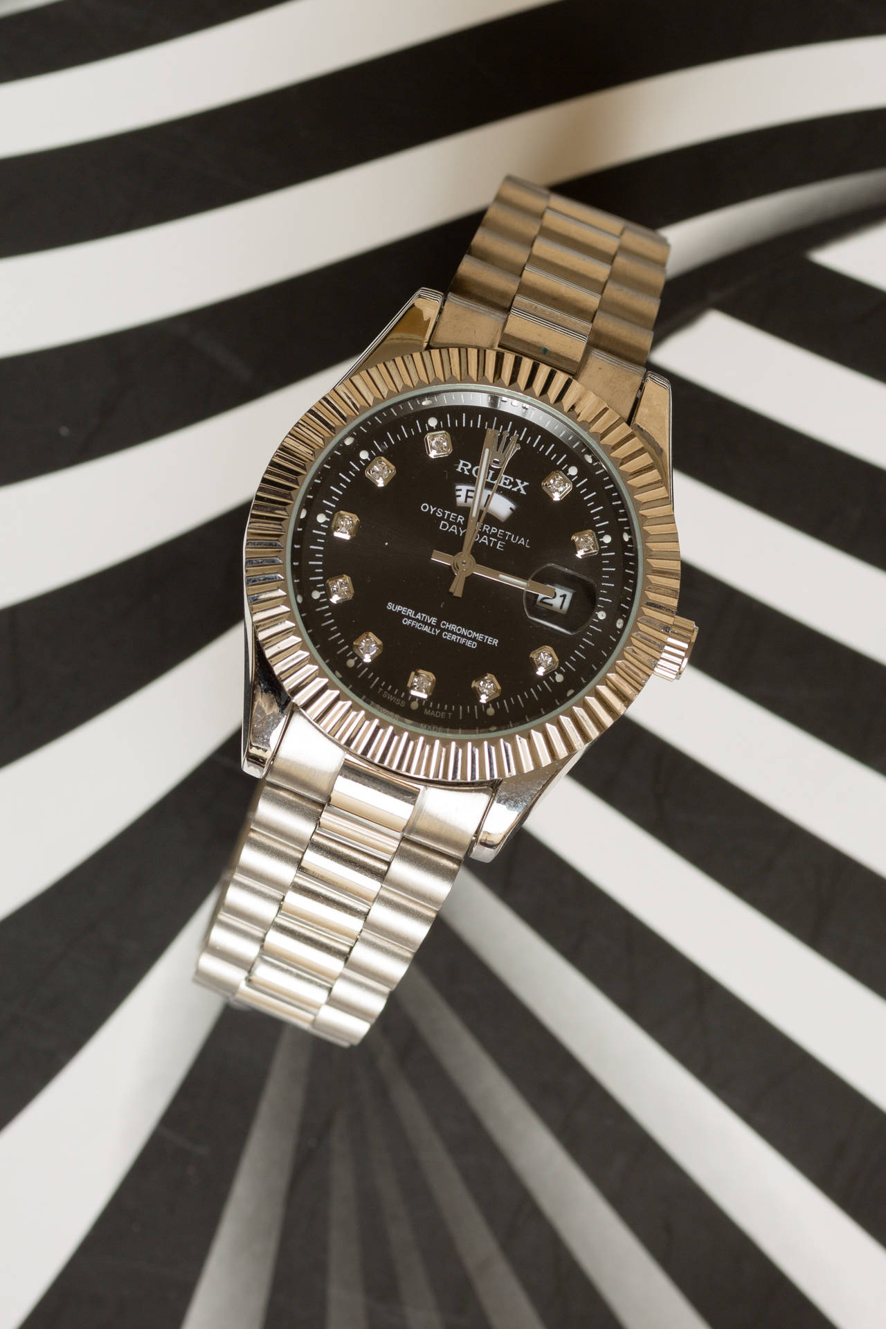 Striped Rolex Background