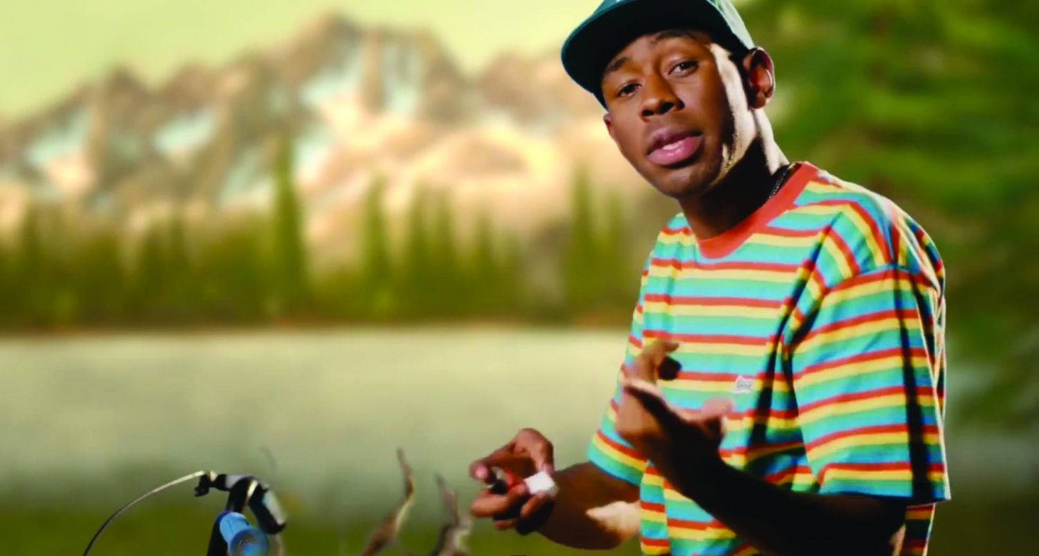 Striped Shirt Tyler The Creator Background