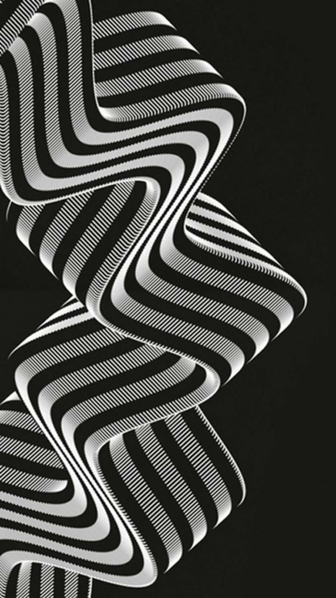 Stripes Abstract Black And White Pattern Background