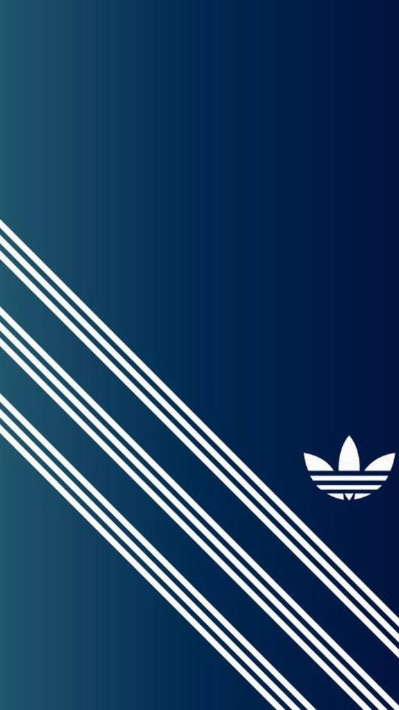 Stripes And Logo Of Adidas Iphone Background