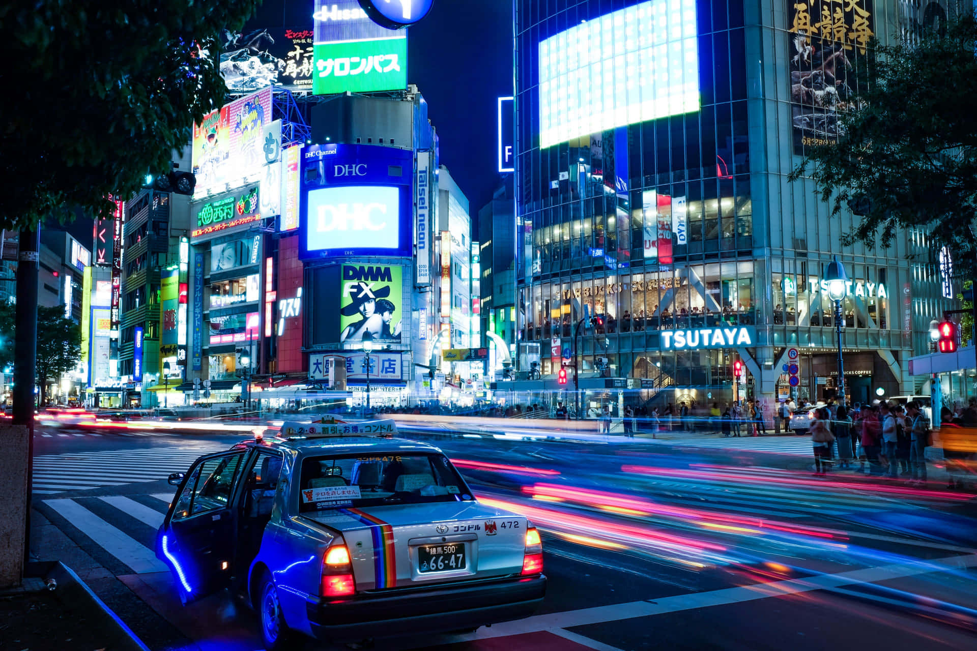 Strolling Through Harajuku Background