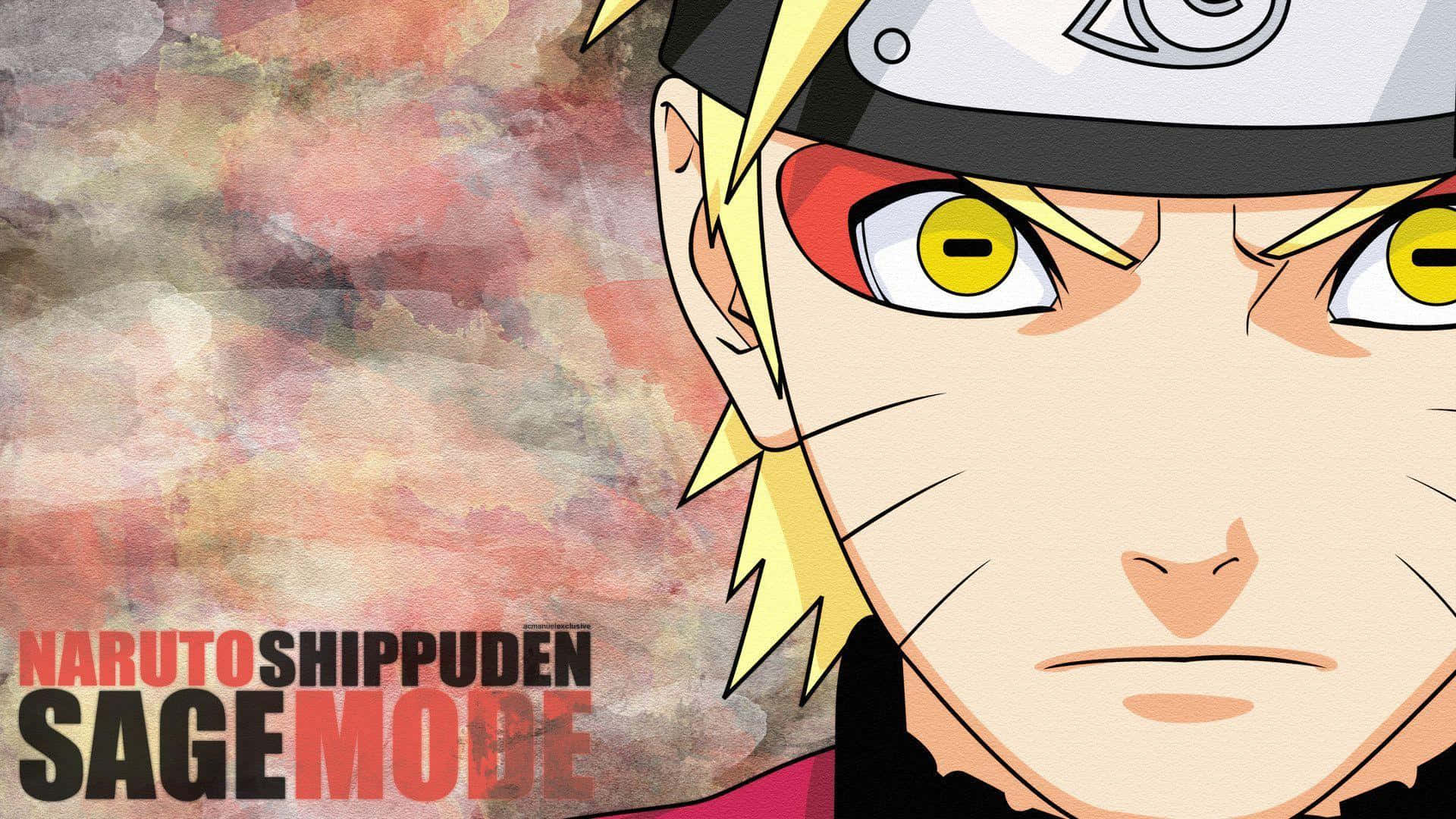 Strong And Determined Naruto Background