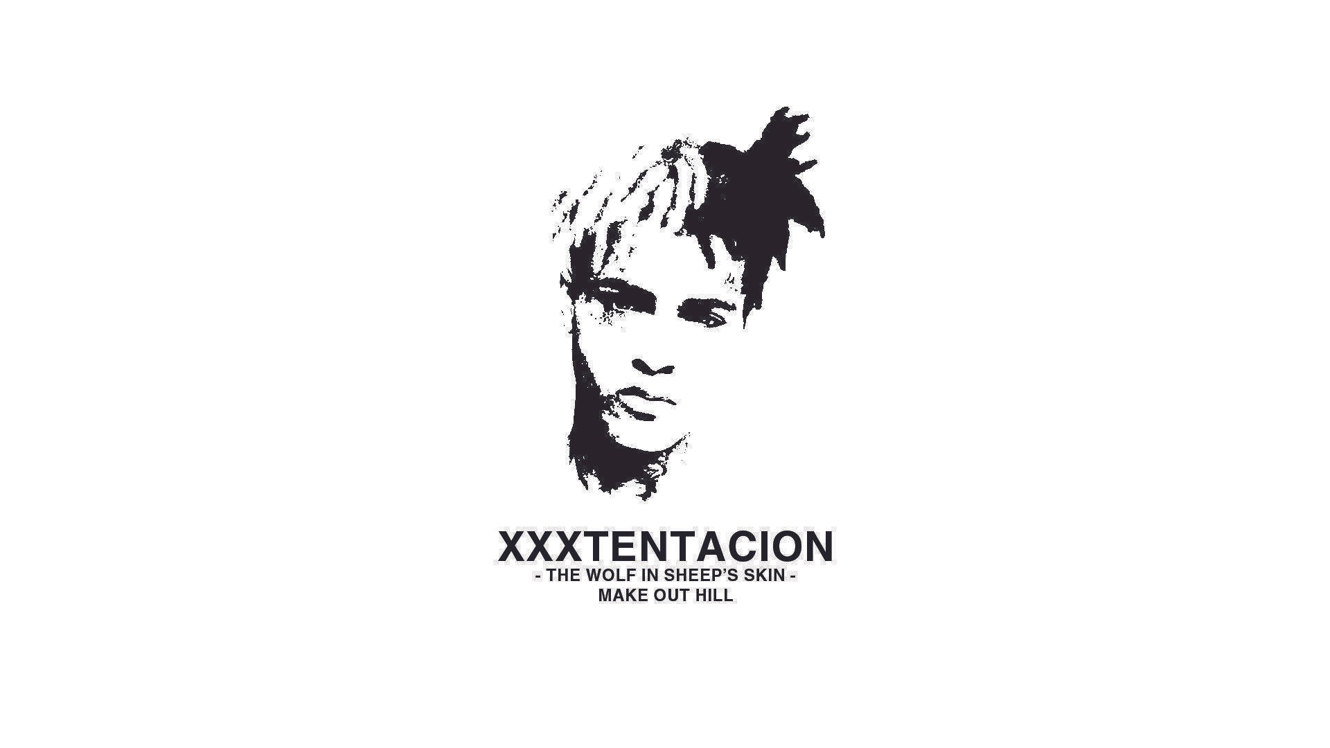 Strong Portrait Of Xx Tentacion In Black And White