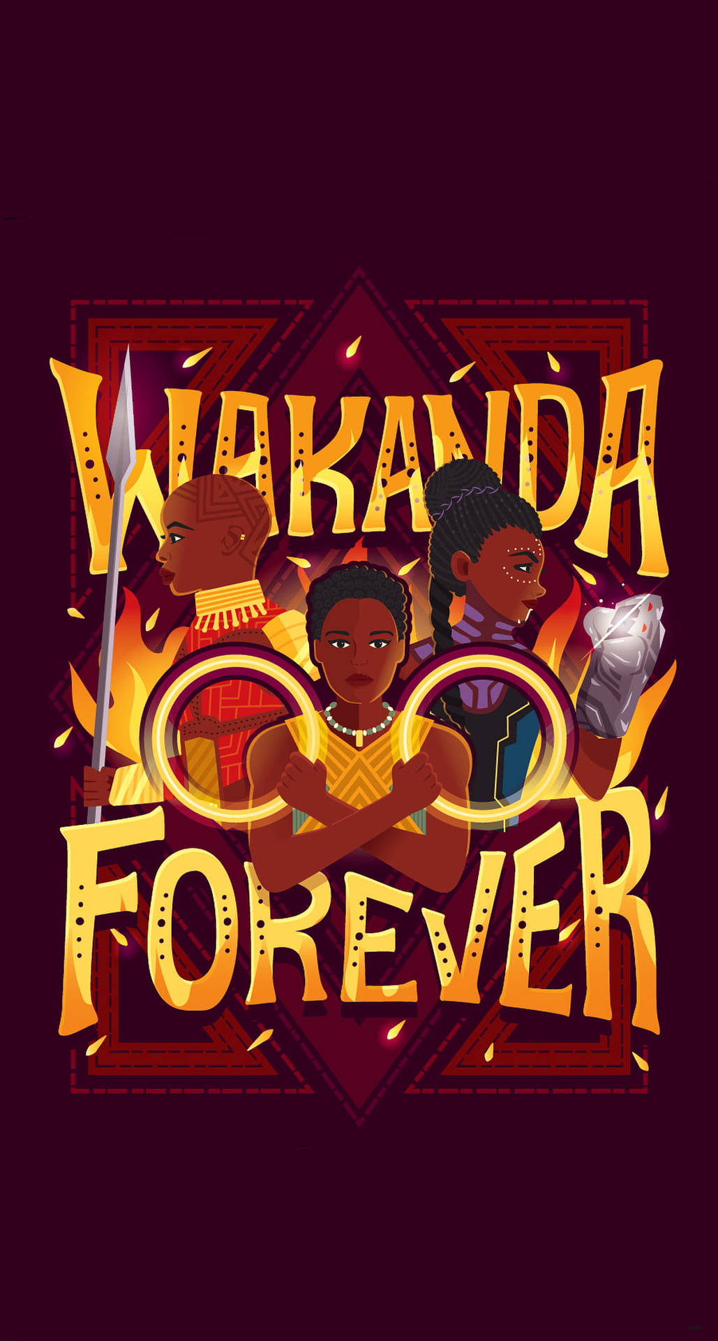 Strong Women Of Wakanda Forever Background
