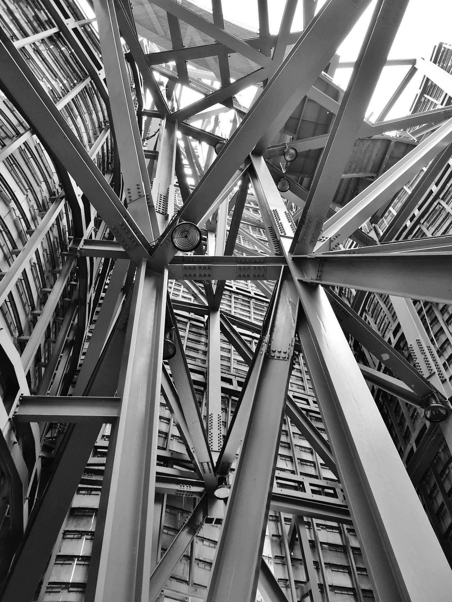 Structural Streel Made Of Iron Background