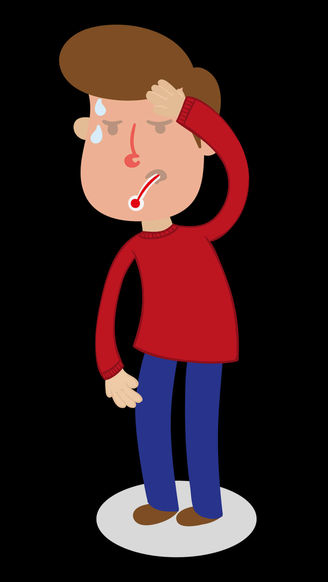 Struggling To Stay Connected. Background