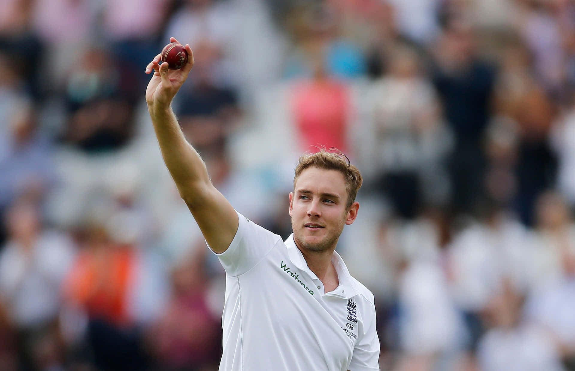 Stuart Broad With A Gracious Smile Background