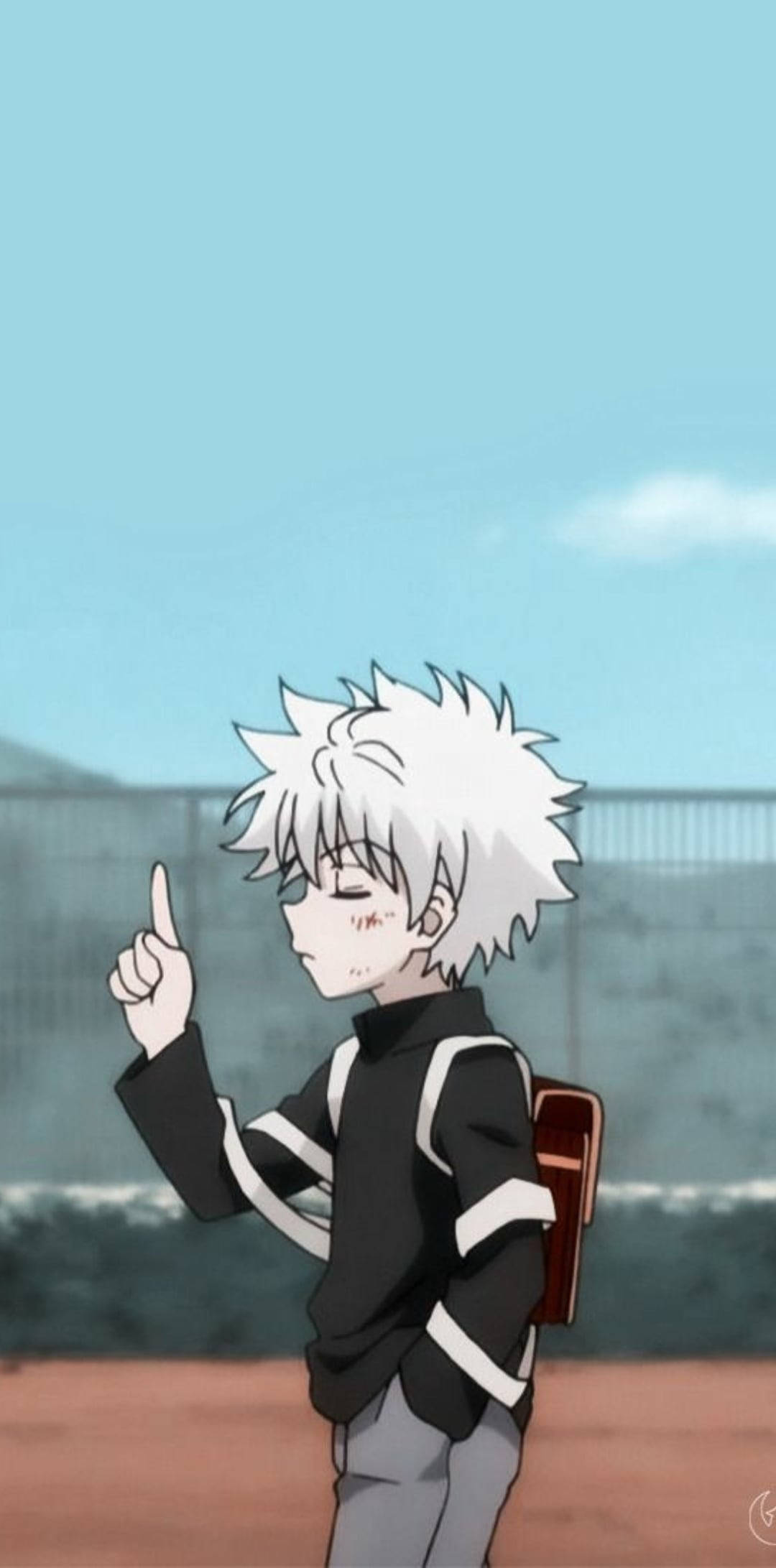 Student Hunter X Hunter Killua Pfp Digital Art Background