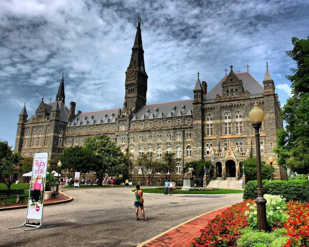 Students Of Georgetown University Background