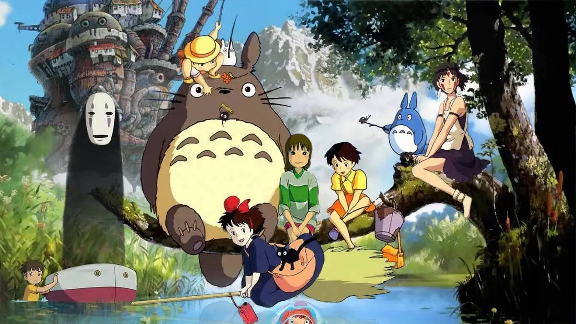 Studio Ghibli Anime Kids Background