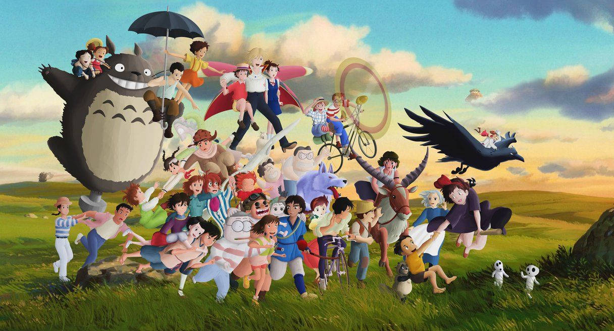 Studio Ghibli Characters Background
