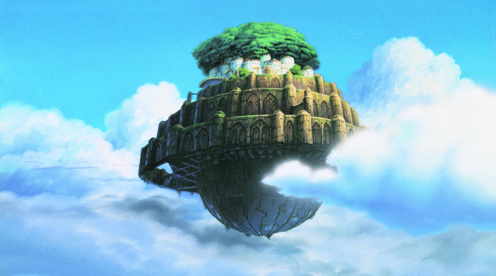 Studio Ghibli Desktop Laputa Castle Background