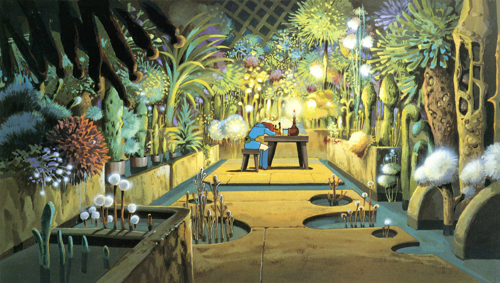 Studio Ghibli Desktop Nausicaä Laboratory Plants