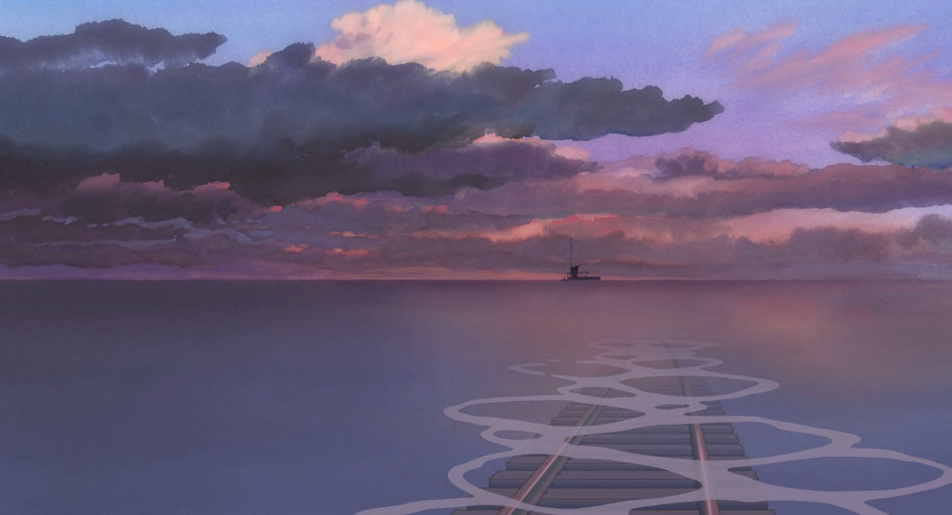 Studio Ghibli Desktop Sea Railway