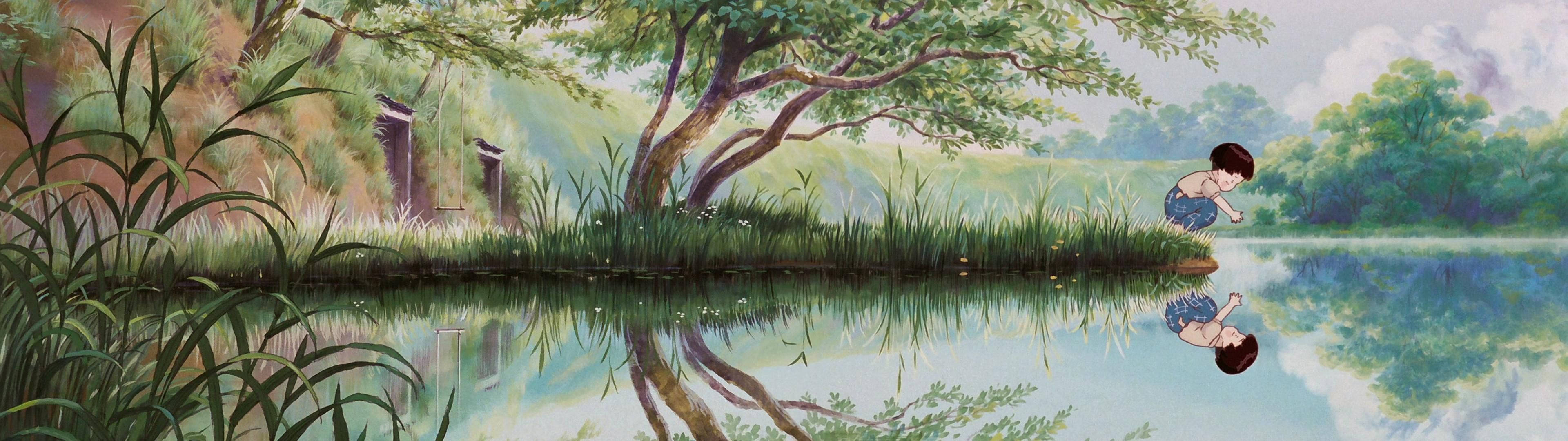 Studio Ghibli Desktop Setsuko Lake Background