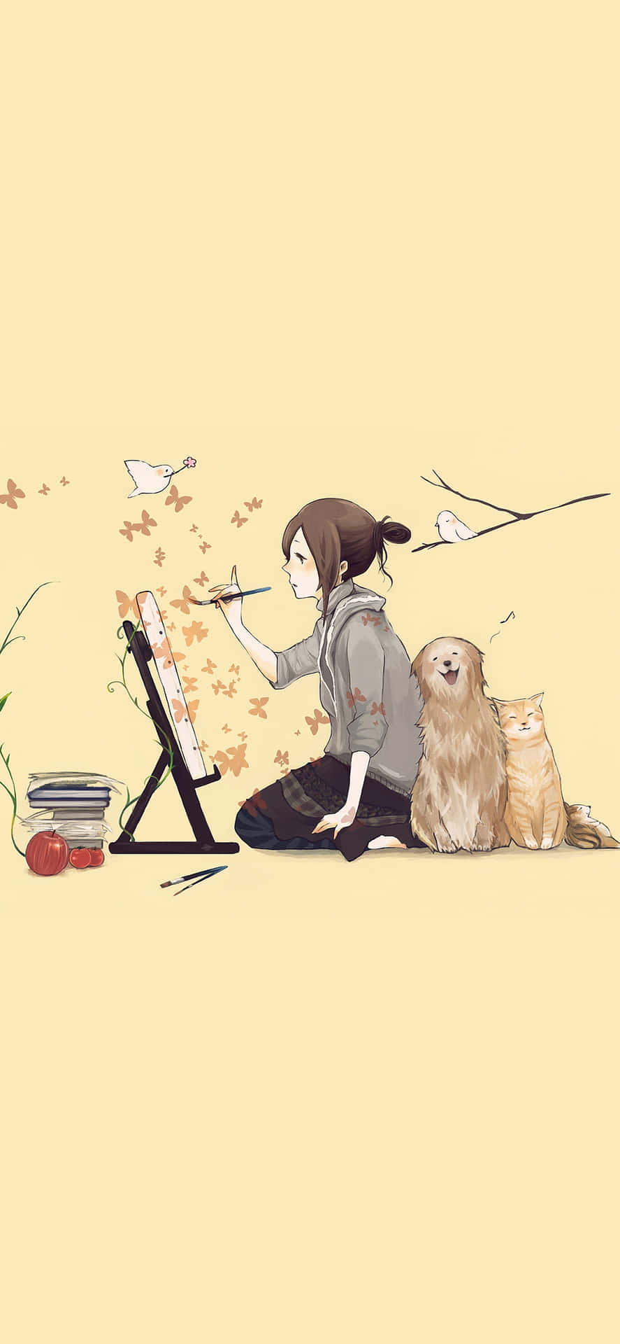 Studious Artist Background