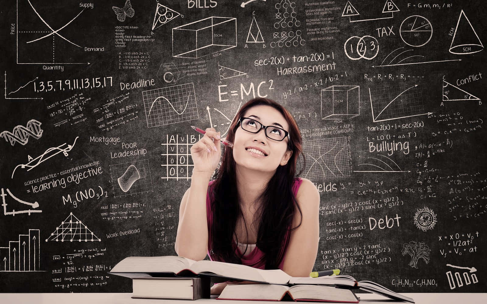 Studious Math Student