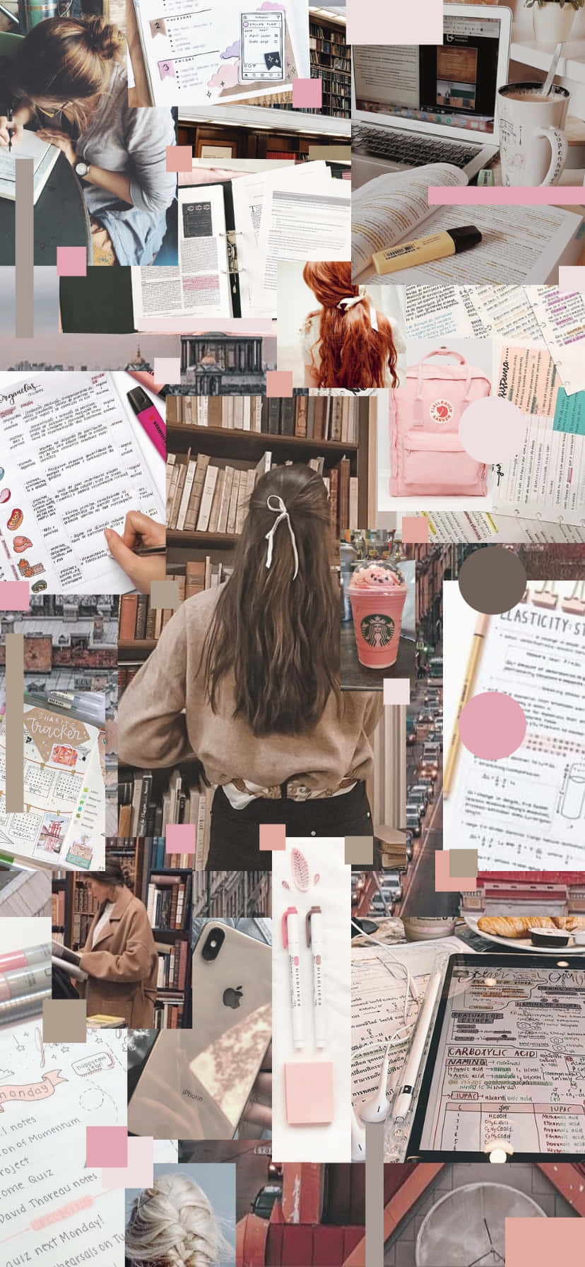 Studious Women Collage Background