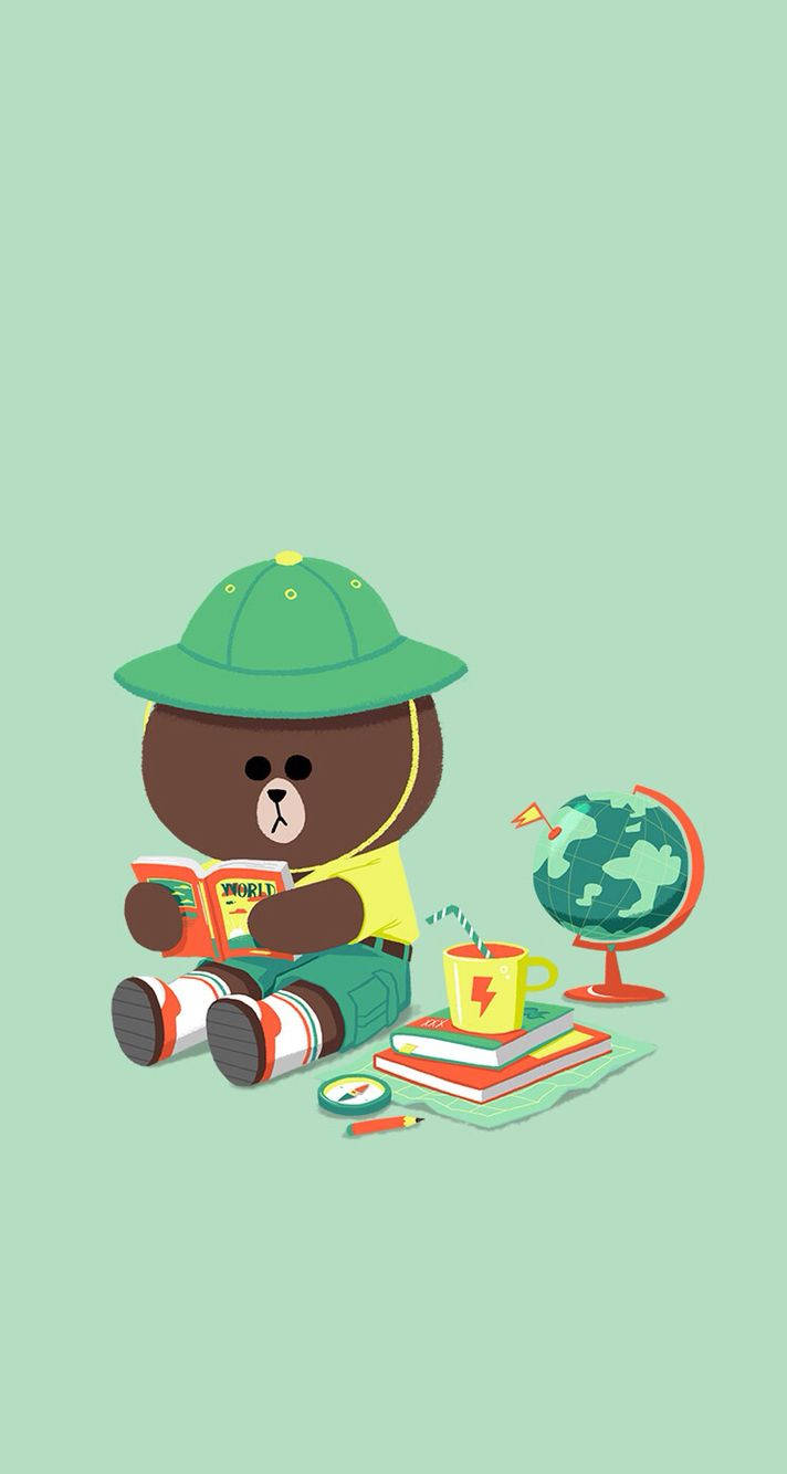 Study Hard And Reach Your Dreams With Baby Brown From Line Friends