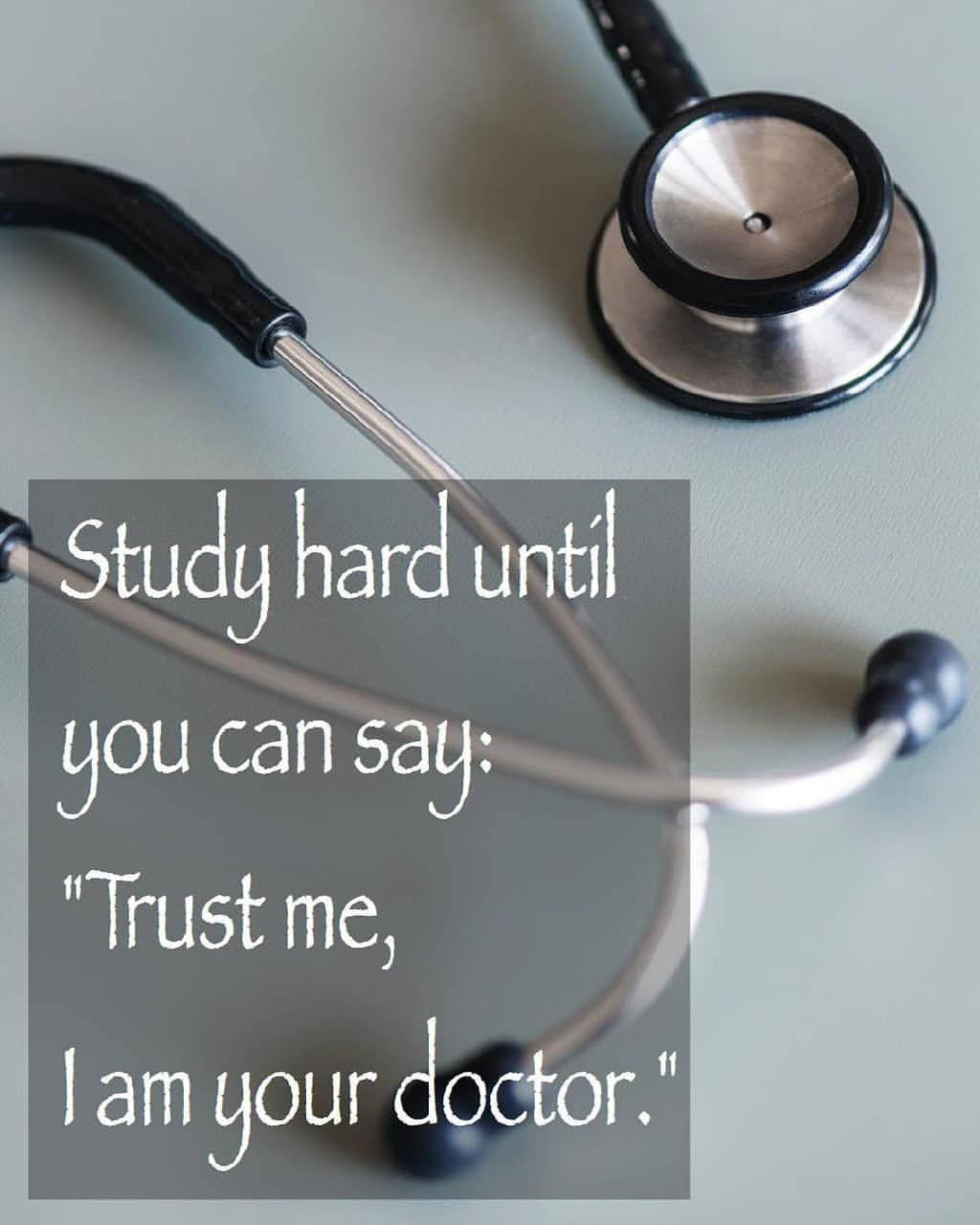 Study Hard Doctor Motivation Background