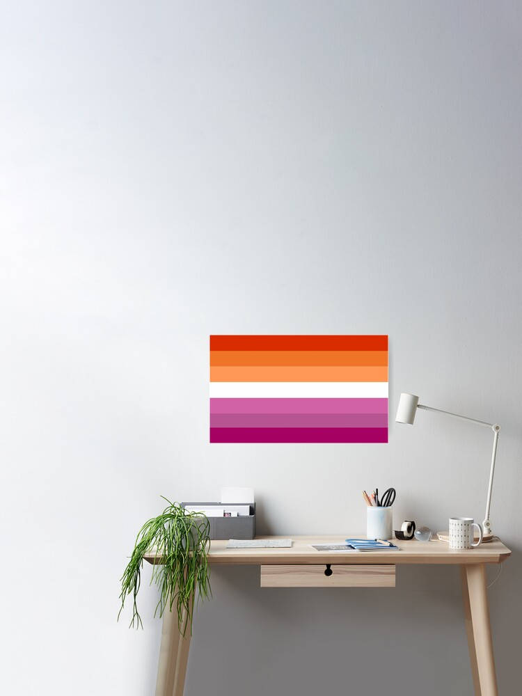 Study With Lesbian Flag Background