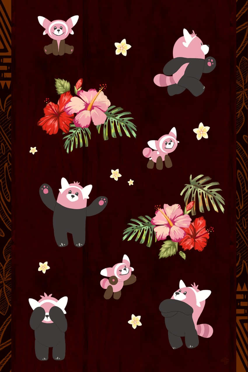 Stufful And Bewear Phone Background