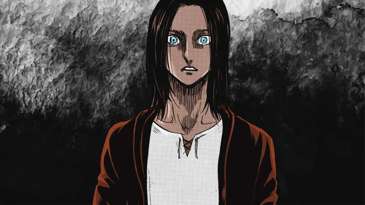 Stunned Eren Yeager Pfp Background