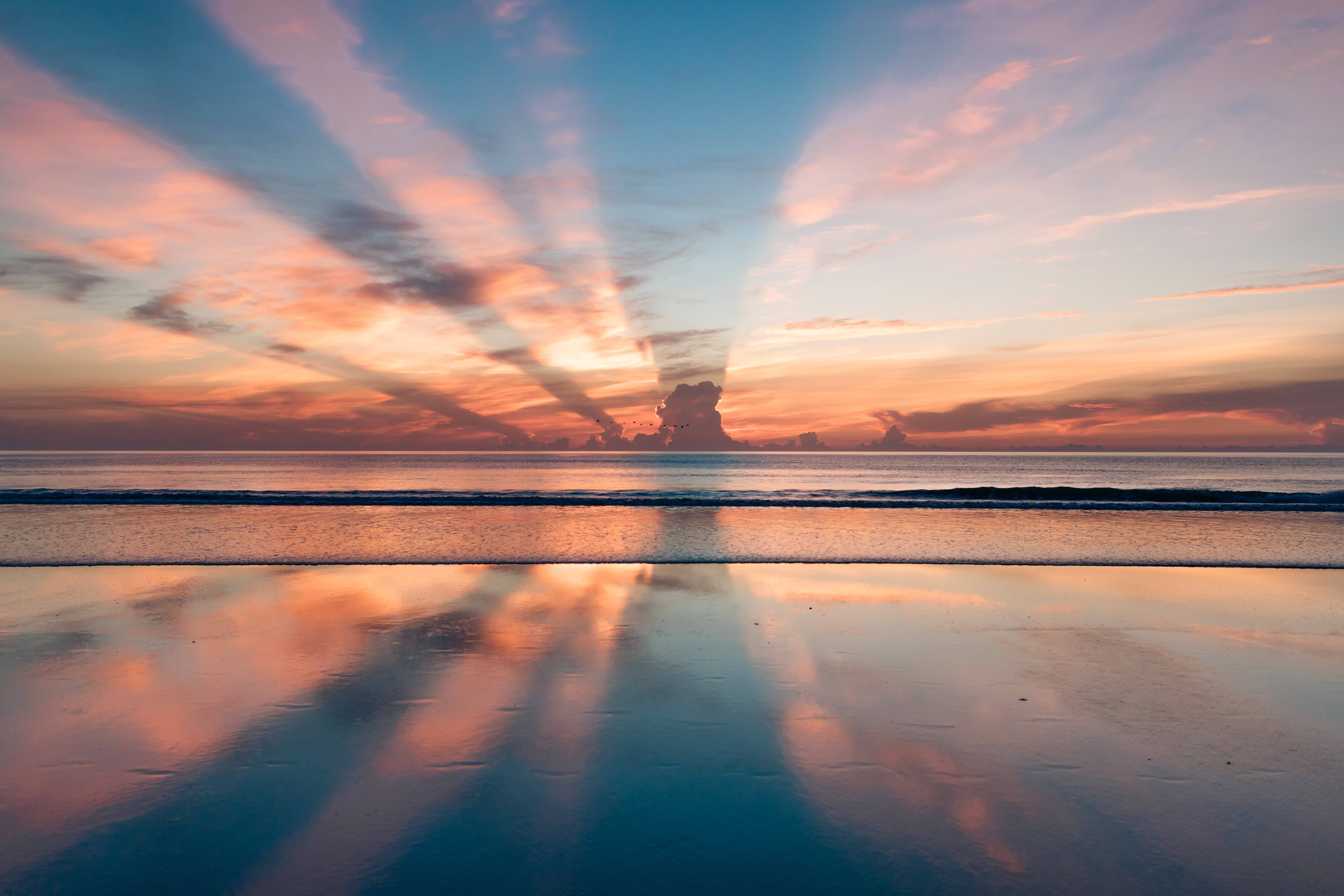 Stunning 1920x1080 Hd Beach Desktop Sunrise Background